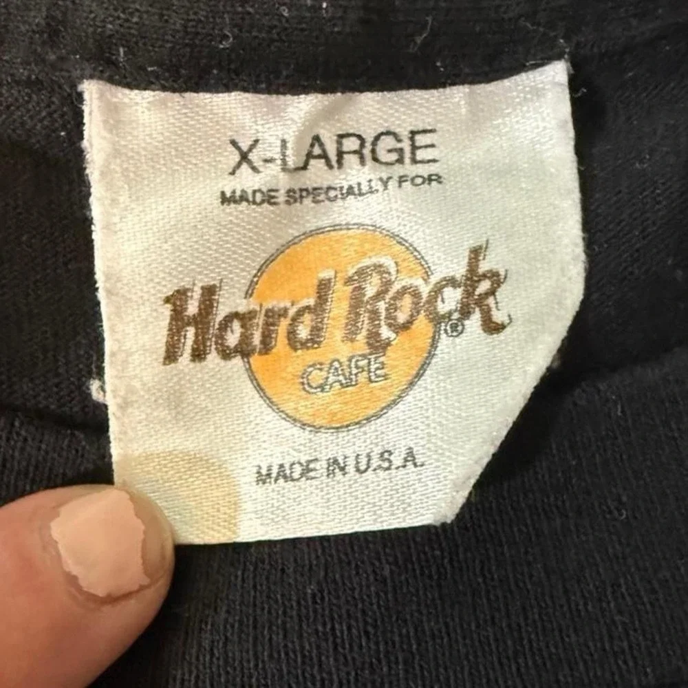 Vintage Hard Rock Cafe Orlando black t-shirt Size XL Made in USA
